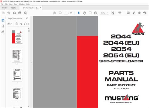 mustang 2054 skid steer parts manual|mustang 2054 parts manual.